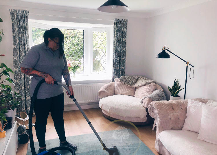 Country Cleaners staff cleaning a residential property